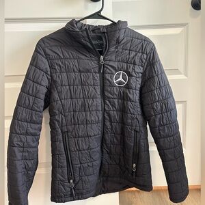 Mercedes-Benz Black Quilted Jacket